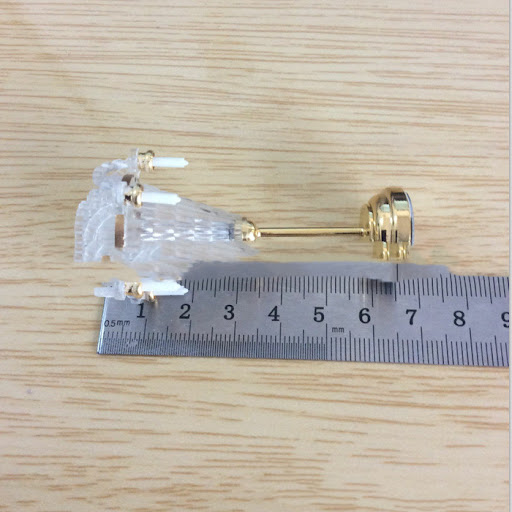 Title 5, Dollhouse Mini Model Scene LED White Cover Tabl...