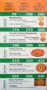 Pizzera Pie menu 1