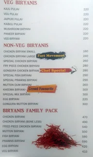 Bahar Biryani Cafe menu 6