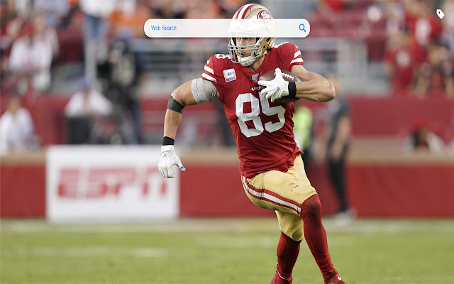 George Kittle Themes & New Tab