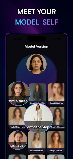 Screenshot Model Face AI