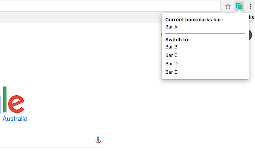 Bookmarks Bar Switcher