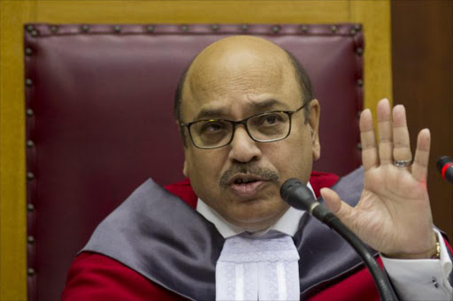 Judge Siraj Desai at the Western Cape High Court during day 12 of murder accused Henri van Breda’s trial on May 16, 2017 in Cape Town. Picture: GALLO IMAGES