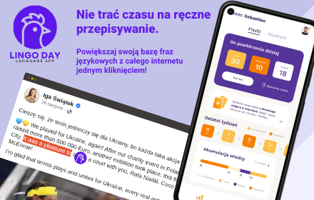 LingoDay - twórz fiszki z całego internetu Preview image 0