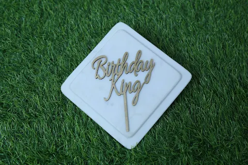 Golden Birthday King Topper