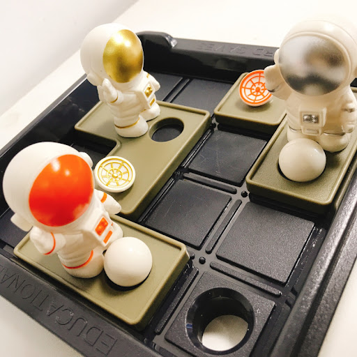 Title 9, Dinosaur Astronaut Space Trek Board Game Cleara...