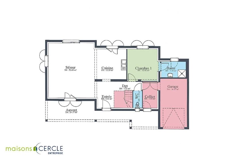  Vente Terrain + Maison - Terrain : 886m² - Maison : 100m² à Creuzier-le-Vieux (03300) 