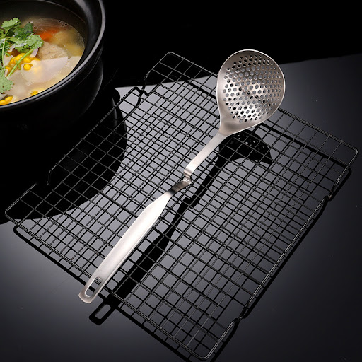 Title 3, Stainless Steel Colander for Porridge with Wall...
