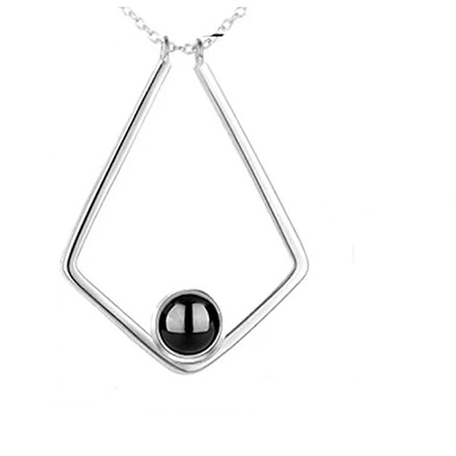 Title 1, 100 Languages Projection Necklace Personality E...