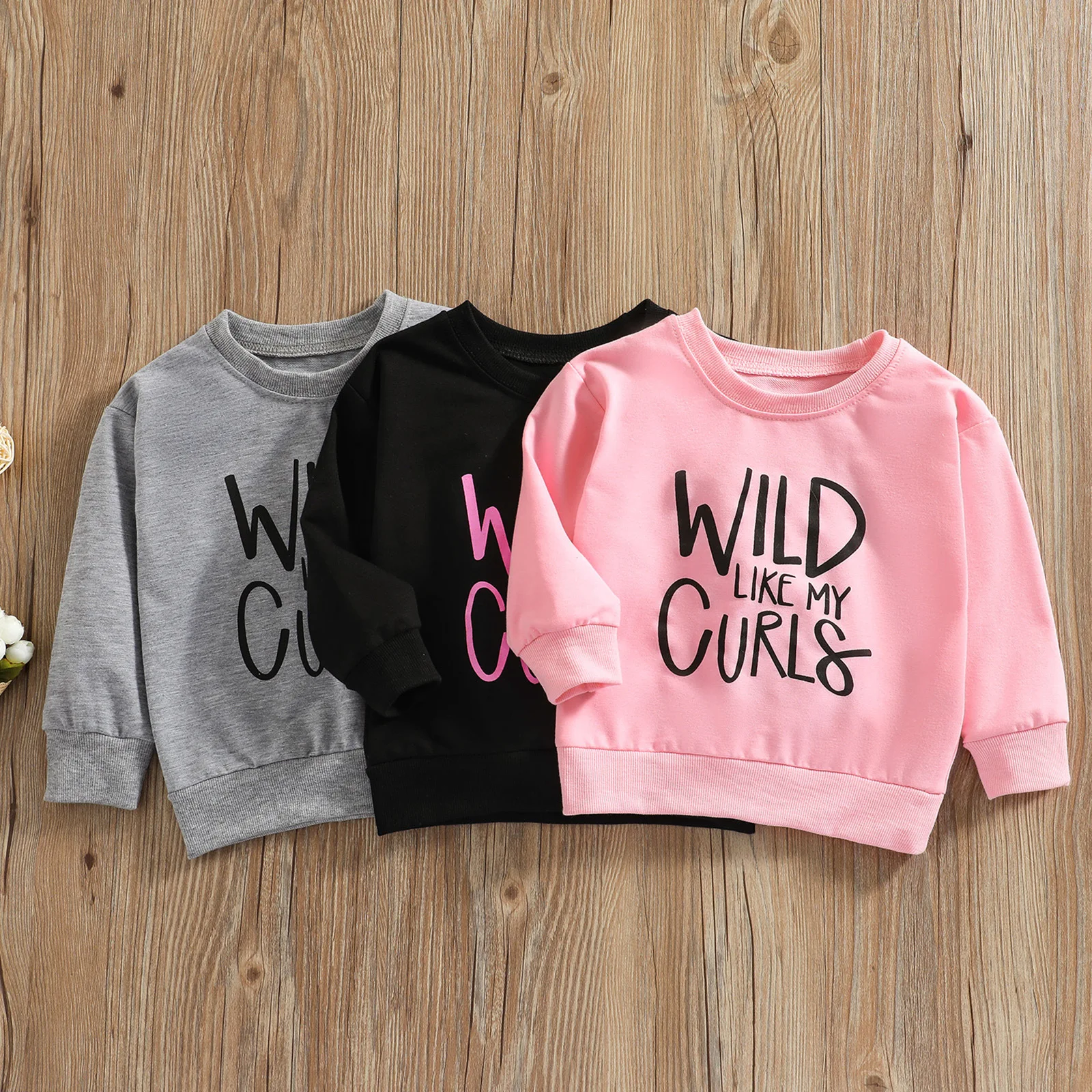 Title 2, Pull-over dautomne pour enfants avec lettres, ...