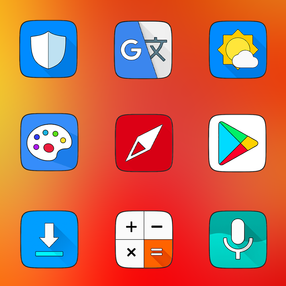 Oxygen Square - Icon Pack