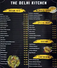 The Delhi Kitchen menu 1