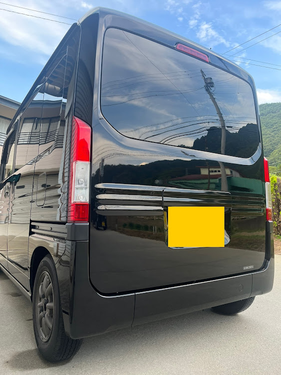 N-VANの#洗車・暑い☀️😵💦に関するカスタム事例の投稿画像2枚目