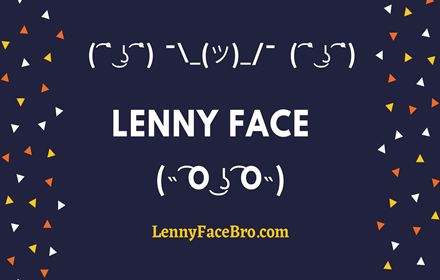 Lenny Face Bro small promo image