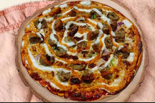 Chicken Seekh Pizza