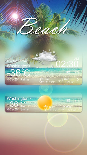 免費下載個人化APP|Beach GO Weather Widget Theme app開箱文|APP開箱王