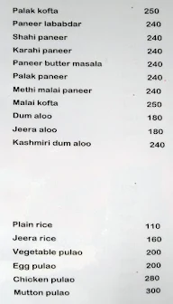 The Tandoor menu 5