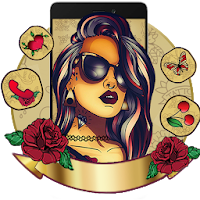 Tattoo Girl Art Themes HD Wallpapers 3D icons