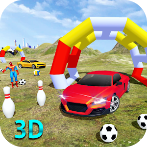 Download superhero cars stunt impossible drive For PC Windows and Mac