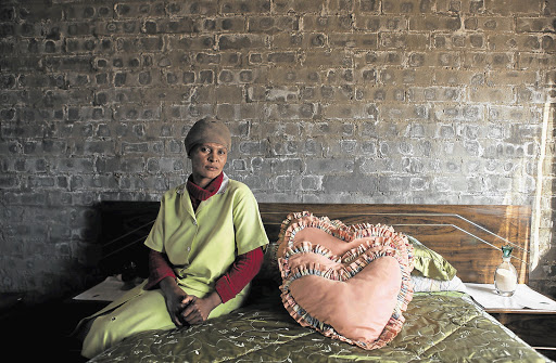 BLEAK OUTLOOK: Margaret Radebe, whose family was evicted from Grootpan mine land Picture: JAMES OATWAY