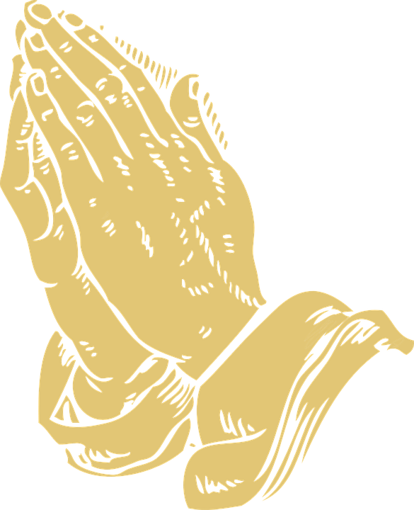 Folded, Hands, Praying, Pray,