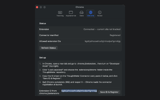 ThoughtMeter Connector screenshot 4