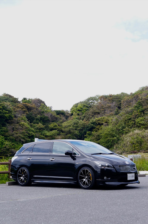 マークXジオのいわき・洗車後はいつも雨・癒しの場所✨に関するカスタム事例の投稿画像1枚目