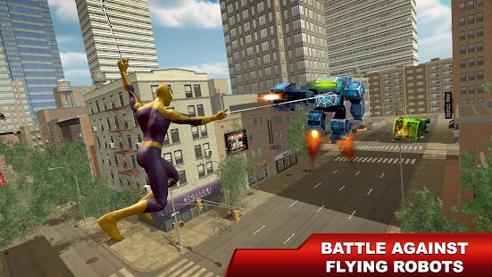 Spider Hero VS Flying Robot X Transform Battle 1.0.3 APK + Мод (Бесконечные деньги) за Android