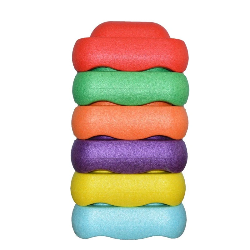 Epp Stepping Stone, blocchi ponte per bambini, giochi all'aperto sicuri e divertenti, stimolano equilibrio e creatività.