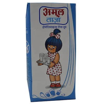 Amul Taaza Fresh Toned Milk Pouch