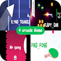 Icon 4 games in one app offline