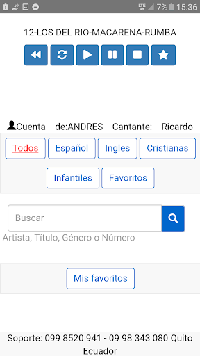Karaoke Farraoke grátis puntaje y lista de espera