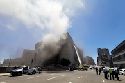 A blaze ripped through Durban's China Emporium last Friday. The building has been condemned after assessments by structural engineers. File photo.