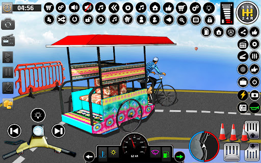 Screenshot Bicycle Rickshaw Driving Games