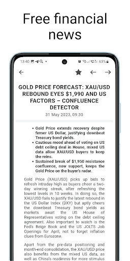 Screenshot MetaTrader 5 — Forex, Stocks