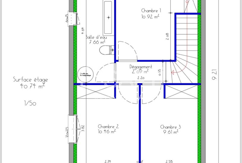  Vente Terrain à bâtir - 700m² à Arzay (38260) 