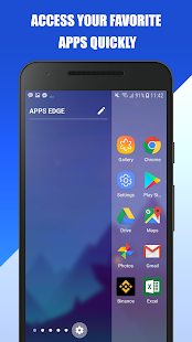 Edge Screen: Sidebar Launcher & Edge Music Player Screenshot