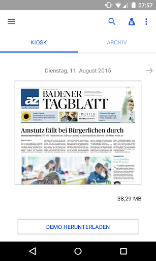 az Badener Tagblatt E-Paper