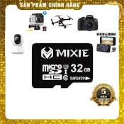 Thẻ Nhớ Mixie 32Gb Micro Sd Tf Tốc Độ 95Mb/S Ghi 70M/S Chính Hãng