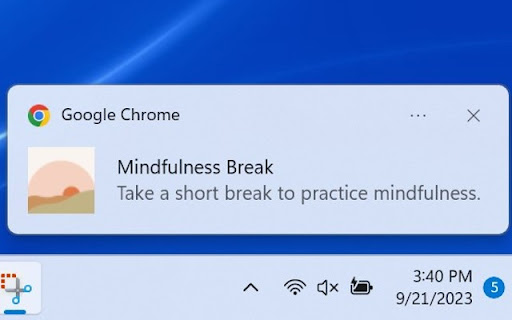 Mindfulness Break Reminder