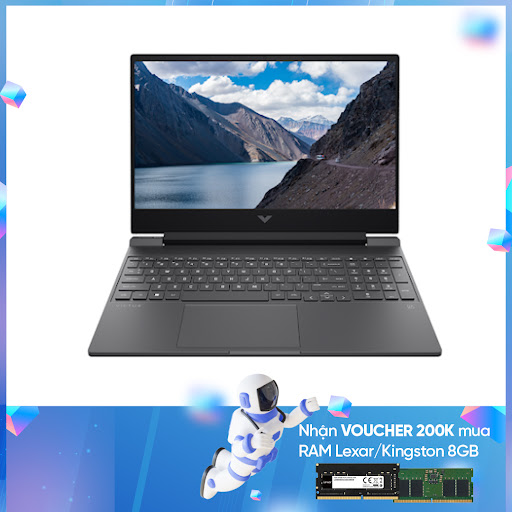 Laptop HP Victus 15-fa0115TX (7C0X1PA) (i5-12500H) (Đen)