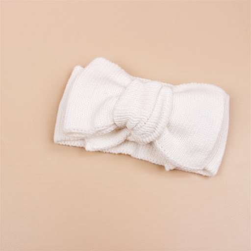 Title 18, Infant Cotton Thread Double Layer Bow Hair Band...