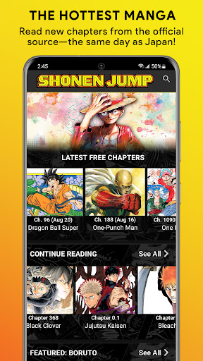 Screenshot Shonen Jump Manga & Comics