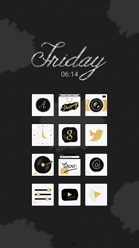 Stay Gold LINE Launcher theme