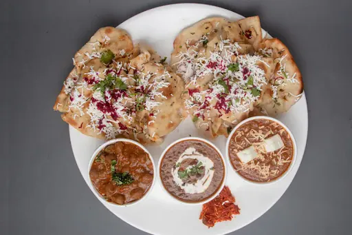 Paneer Chur Chur Naan Thali