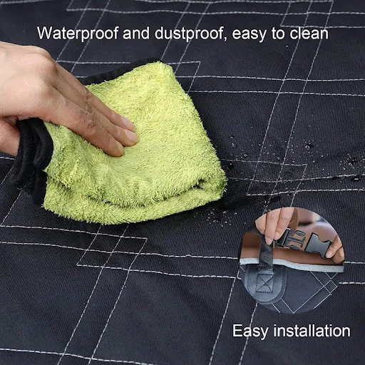 Benepaw Pet Cargo Cover Liner For SUV Car Non-Slip Waterproof Dog Seat Cover Mat For Back Seat Truck Bumper Flap Protect