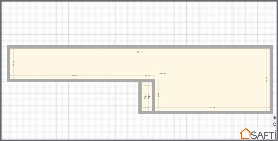 Vente parking  83 m² à Cholet (49300), 65 000 €