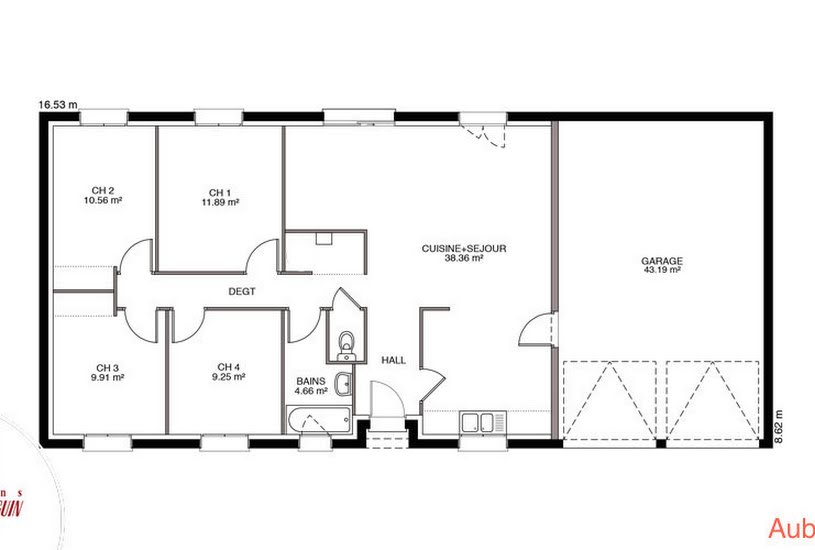  Vente Terrain + Maison - Terrain : 787m² - Maison : 93m² à Lachy (51120) 