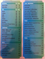 Moon Rakers Restaurant menu 2