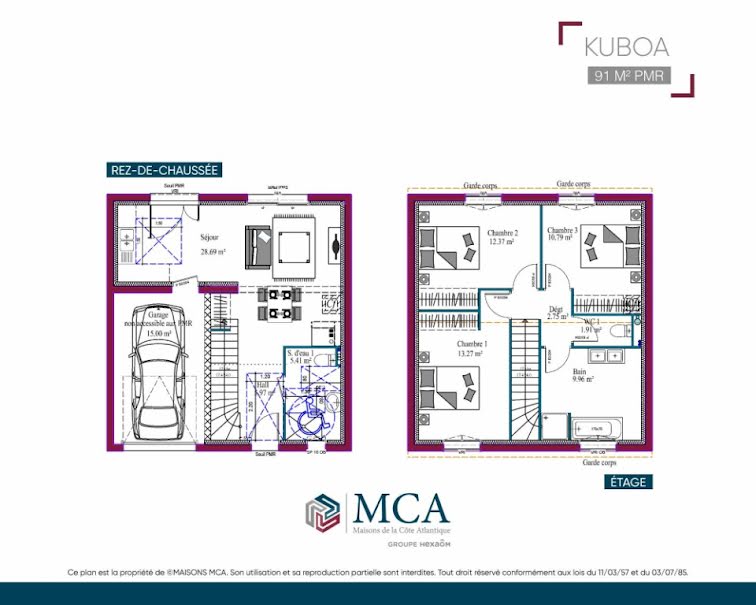 Vente maison neuve 4 pièces 91 m² à La Lande-de-Fronsac (33240), 307 200 €